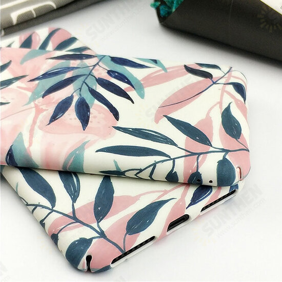 Fashion Ins Plant Pattern Matte Hard PC Shockproof Protective Case for iPhone X / 7 / 8 / 7 Plus / 8 Plus Fashion Ins Plant Pattern Matte Hard PC Shockproof Protective Case for iPhone X / 7 / 8 / 7 Plus / 8 Plus