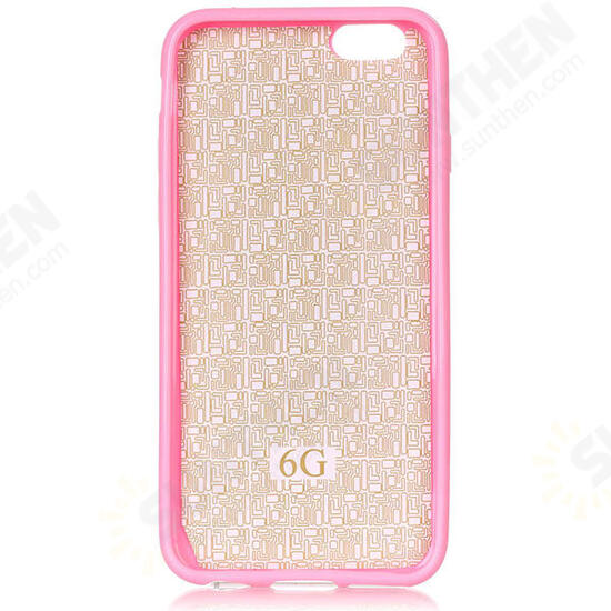 Fashion Pattern Pink Tribe Creative Back Holder Protector Case For iPhone 6/6s Plus