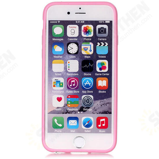 Fashion Pattern Pink Tribe Creative Back Holder Protector Case For iPhone 6/6s Plus