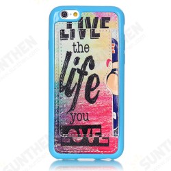 Fashion Pattern Sun Life Creative Back Holder Protector Case For iPhone 6 6s