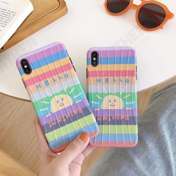 Fashion Rainbow Pattern TPU Protective Case Back Cover for iPhone X / XS / XR / XS Max / 6S / 6S Plus / 7 / 8 / 7 Plus / 8 Plus Fashion Rainbow Pattern TPU Protective Case Back Cover for iPhone X / XS / XR / XS Max / 6S / 6S Plus / 7 / 8 / 7 Plus / 8 Plus