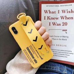 Fashion with Wrist Strap Bracket Shockproof TPU Protective Case for iPhone X / 6 / 6S / 6 Plus / 6S Plus / 7 / 8 / 7 Plus / 8 Plus