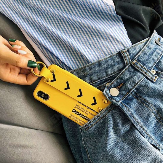 Fashion with Wrist Strap Bracket Shockproof TPU Protective Case for iPhone X / 6 / 6S / 6 Plus / 6S Plus / 7 / 8 / 7 Plus / 8 Plus Fashion with Wrist Strap Bracket Shockproof TPU Protective Case for iPhone X / 6 / 6S / 6 Plus / 6S Plus / 7 / 8 / 7 Plus / 8 Plus
