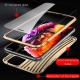 [Fast Cooling] for iPhone 11 Case 360° Magnetic Flip Touch Screen 9H Tempered Glass + Hollow Design Metal Full Body Protective Case