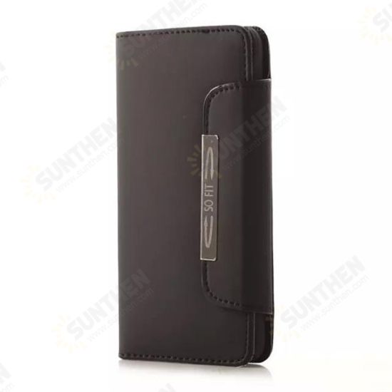 Flip Leather Protective Case With Rope For Samsung Galaxy Alpha G8508S