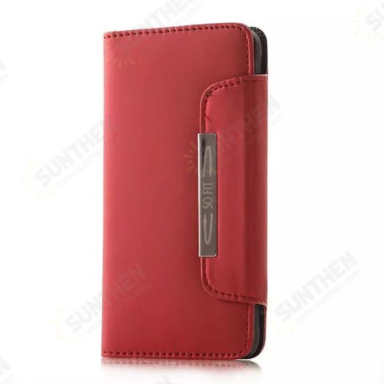 Flip Leather Protective Case With Rope For Samsung Galaxy Alpha G8508S