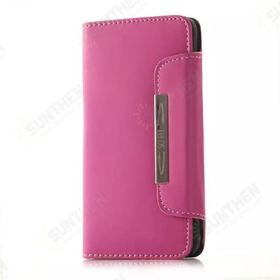 Flip Leather Protective Case With Rope For Samsung Galaxy Alpha G8508S