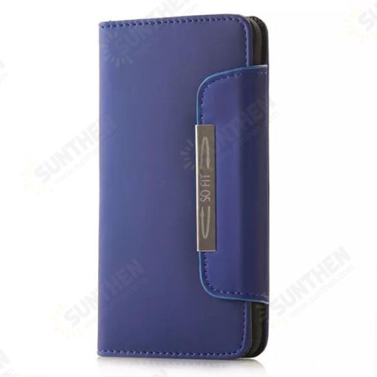 Flip Leather Protective Case With Rope For Samsung Galaxy Alpha G8508S