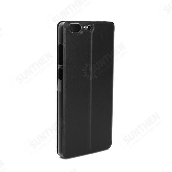 Flip Stand Shockproof PU Leather Protective Case For Leagoo T5