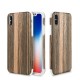 Natural Wood Grain Texture Soft TPU Case For iPhone X