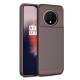 For OnePlus 7T Luxury Carbon Fiber Shockproof Anti-fingerprint Silicone Protective Case