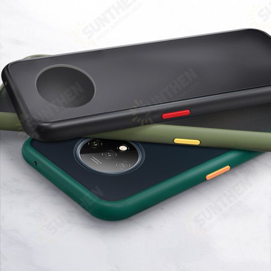For OnePlus 7T Case Shockproof Anti-fingerprint Matte Translucent Hard PC&Soft TPU Edge Protective Case For OnePlus 7T Case Shockproof Anti-fingerprint Matte Translucent Hard PC&Soft TPU Edge Protective Case