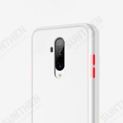 For OnePlus 7T Pro Case Shockproof Anti-fingerprint Matte Translucent Hard PC&Soft TPU Edge Protective Case