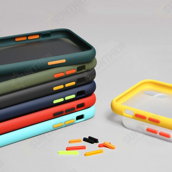 For OnePlus 7T Pro Case Shockproof Anti-fingerprint Matte Translucent Hard PC&Soft TPU Edge Protective Case For OnePlus 7T Pro Case Shockproof Anti-fingerprint Matte Translucent Hard PC&Soft TPU Edge Protective Case