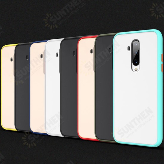 For OnePlus 7T Pro Case Shockproof Anti-fingerprint Matte Translucent Hard PC&Soft TPU Edge Protective Case For OnePlus 7T Pro Case Shockproof Anti-fingerprint Matte Translucent Hard PC&Soft TPU Edge Protective Case