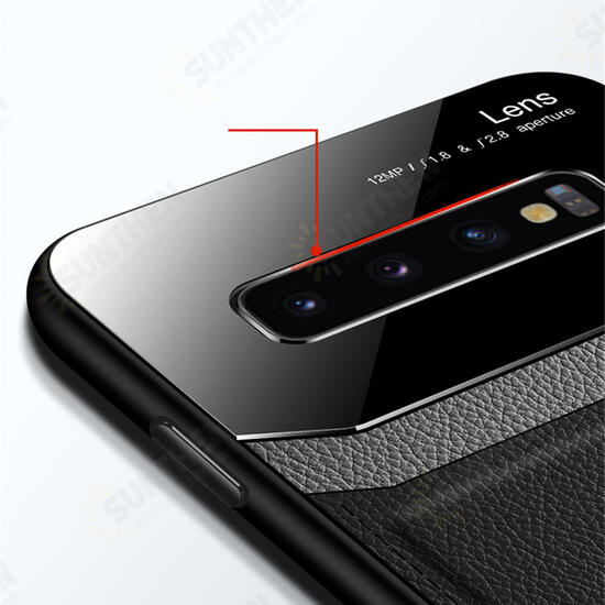 For Samsung Galaxy S10e Luxury Business PU Leather Mirror Glass Shockproof Protective Case For Samsung Galaxy S10e Luxury Business PU Leather Mirror Glass Shockproof Protective Case