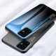 For Samsung Galaxy S20 Gradient Color Tempered Glass Shockproof Scratch Resistant Protective Case