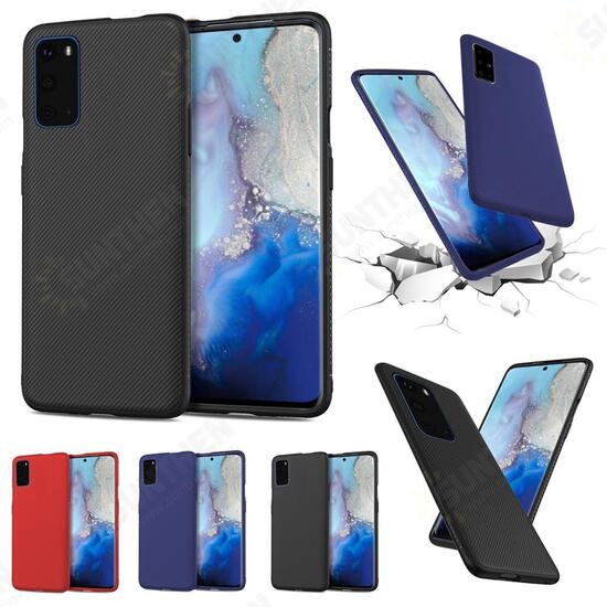 For Samsung Galaxy S20 Ultra Carbon Fiber Texture Slim Soft TPU Anti-fall Anti-fingerprint Protective Case For Samsung Galaxy S20 Ultra Carbon Fiber Texture Slim Soft TPU Anti-fall Anti-fingerprint Protective Case
