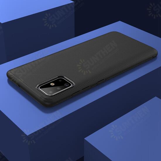 For Samsung Galaxy S20 Ultra Carbon Fiber Texture Slim Soft TPU Anti-fall Anti-fingerprint Protective Case For Samsung Galaxy S20 Ultra Carbon Fiber Texture Slim Soft TPU Anti-fall Anti-fingerprint Protective Case