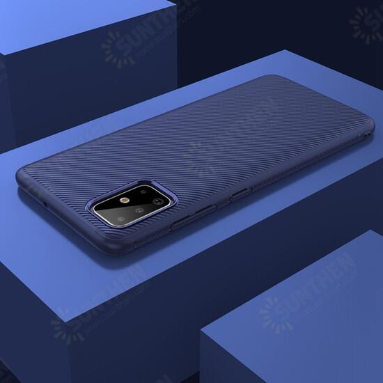 For Samsung Galaxy S20 Ultra Carbon Fiber Texture Slim Soft TPU Anti-fall Anti-fingerprint Protective Case For Samsung Galaxy S20 Ultra Carbon Fiber Texture Slim Soft TPU Anti-fall Anti-fingerprint Protective Case