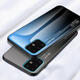 For Samsung Galaxy S20 Ultra Gradient Color Tempered Glass Shockproof Scratch Resistant Protective Case For Samsung Galaxy S20 Ultra Gradient Color Tempered Glass Shockproof Scratch Resistant Protective Case