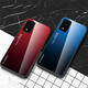 For Samsung Galaxy S20 Ultra Gradient Color Tempered Glass Shockproof Scratch Resistant Protective Case For Samsung Galaxy S20 Ultra Gradient Color Tempered Glass Shockproof Scratch Resistant Protective Case
