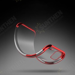 For Samsung Galaxy S20 Ultra Plating Ultra-thin Transparent Soft TPU Shockproof Protective Case