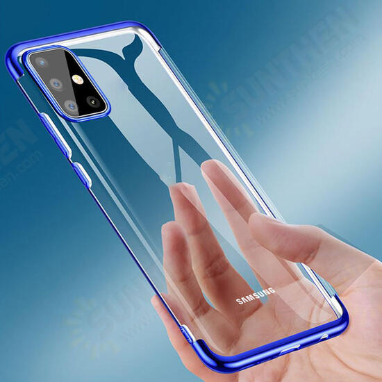For Samsung Galaxy S20 Ultra Plating Ultra-thin Transparent Soft TPU Shockproof Protective Case For Samsung Galaxy S20 Ultra Plating Ultra-thin Transparent Soft TPU Shockproof Protective Case