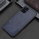 For Samsung Galaxy S20 Ultra Case Anti-fingerprint Cotton Cloth PU Leather Protective Case