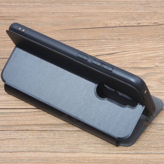 For Xiaomi Redmi 8 Case Flip with Stand Card Slot Full Body Brushed Leather Shockproof Soft Protective Case Non-original