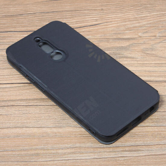 For Xiaomi Redmi 8 Case Flip with Stand Card Slot Full Body Brushed Leather Shockproof Soft Protective Case Non-original
