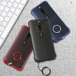 For Xiaomi Redmi 8 Case Frameless Ultra Thin Matte with finger ring Hard PC Protective Case