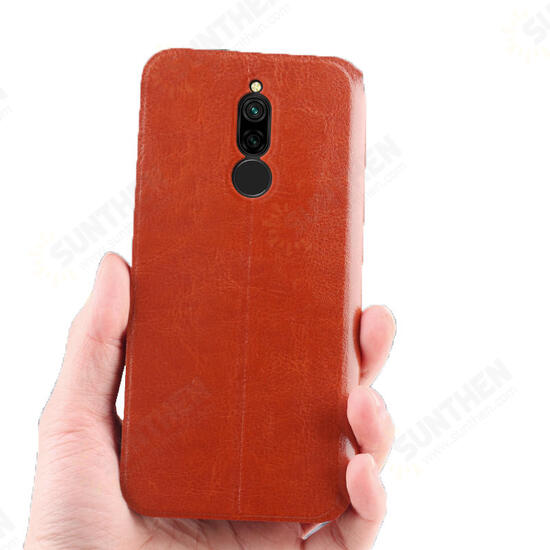 For Xiaomi Redmi 8 Luxury Shockproof Flip PU Leather Full Cover Protective Case Non-original