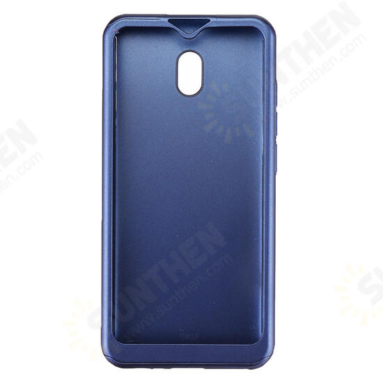 For Xiaomi Redmi 8A Case 360 Full Cover Ultra-thin 3 in 1 Plating PC Hard Protective Case
