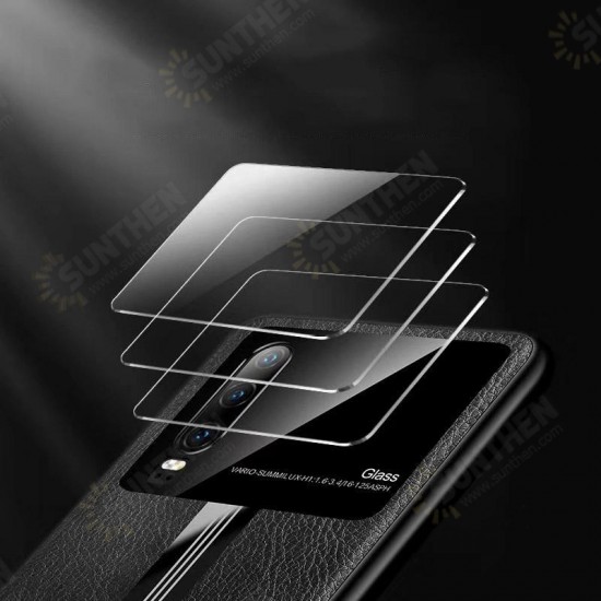 For Xiaomi Redmi Note 8 Case Luxury Business PU Leather Mirror Glass Shockproof Protective Case Non-original For Xiaomi Redmi Note 8 Case Luxury Business PU Leather Mirror Glass Shockproof Protective Case Non-original