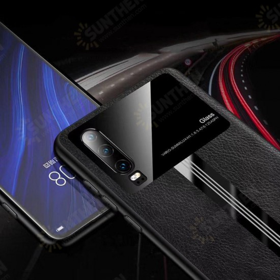 For Xiaomi Redmi Note 8 Case Luxury Business PU Leather Mirror Glass Shockproof Protective Case Non-original For Xiaomi Redmi Note 8 Case Luxury Business PU Leather Mirror Glass Shockproof Protective Case Non-original