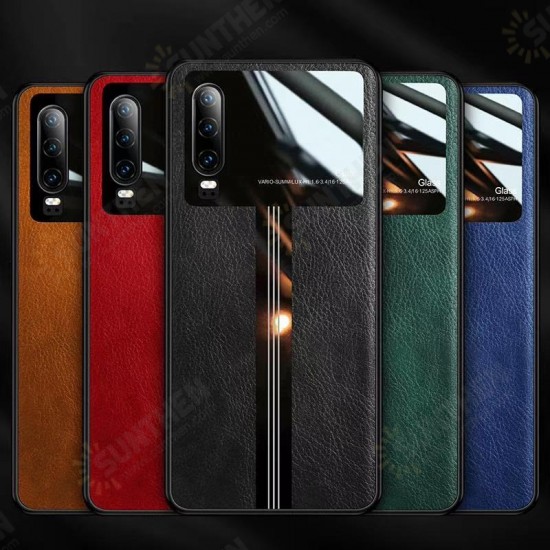 For Xiaomi Redmi Note 8 Case Luxury Business PU Leather Mirror Glass Shockproof Protective Case Non-original For Xiaomi Redmi Note 8 Case Luxury Business PU Leather Mirror Glass Shockproof Protective Case Non-original