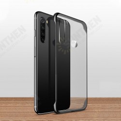 For Xiaomi Redmi Note 8 Case Translucent Frameless Ultra-Thin Anti Fall Matte Hard PC Protective Case with Finger Ring Non-original