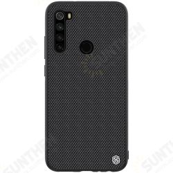 For Xiaomi Redmi Note 8 Anti-fingerprint Anti-slip Nylon Synthetic Fiber Textured Protective Case Non-original