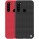 For Xiaomi Redmi Note 8 Anti-fingerprint Anti-slip Nylon Synthetic Fiber Textured Protective Case Non-original