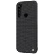 For Xiaomi Redmi Note 8 Anti-fingerprint Anti-slip Nylon Synthetic Fiber Textured Protective Case Non-original