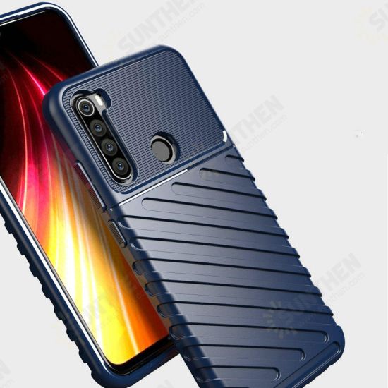 For Xiaomi Redmi Note 8T Case Military Protect Rugged Shockproof Anti-Fingerprint Soft TPU Protective Case