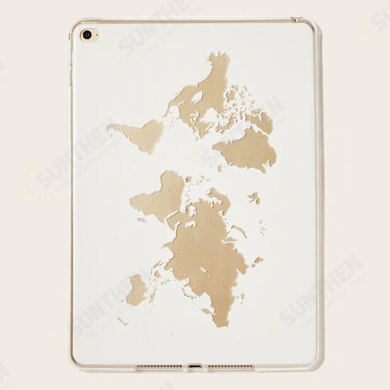For iPad Air Case Ultra-Thin Transparent TPU Protective Case Back Cover