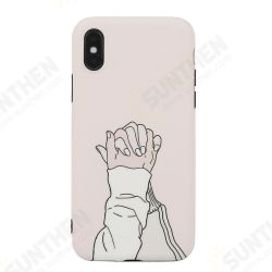 For iPhone 7 / 8 / XR / XS / XS Max / 6 Plus / 6S Plus Case Soft TPU Shockproof Couple Protective Case Back Cover For iPhone 7 / 8 / XR / XS / XS Max / 6 Plus / 6S Plus Case Soft TPU Shockproof Couple Protective Case Back Cover