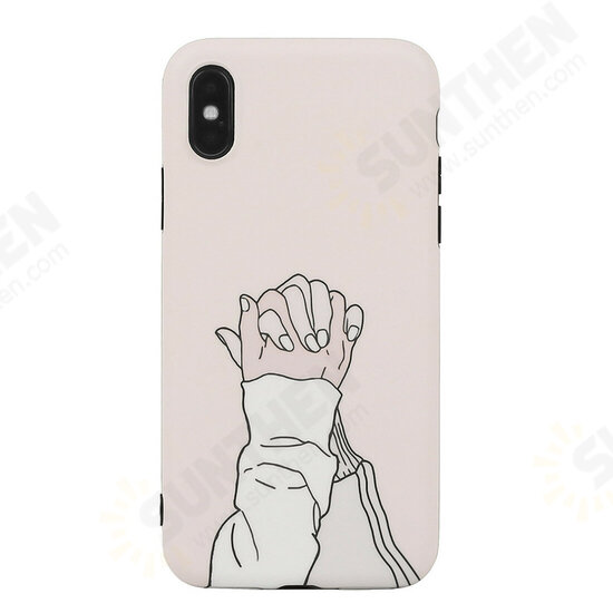 For iPhone 7 / 8 / XR / XS / XS Max / 6 Plus / 6S Plus Case Soft TPU Shockproof Couple Protective Case Back Cover For iPhone 7 / 8 / XR / XS / XS Max / 6 Plus / 6S Plus Case Soft TPU Shockproof Couple Protective Case Back Cover