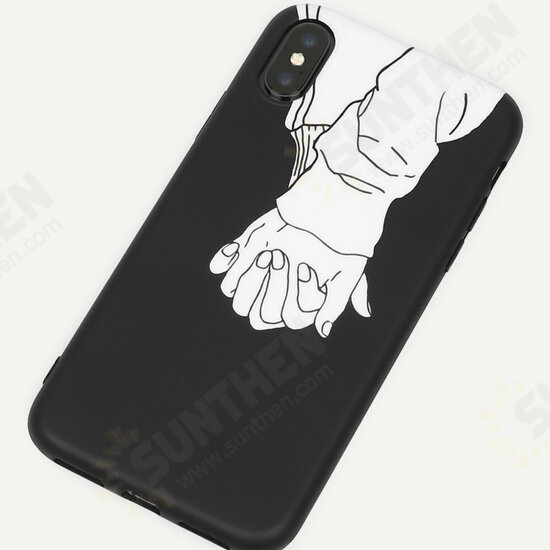 For iPhone 7 / 8 / XR / XS / XS Max / 6 Plus / 6S Plus Case Soft TPU Shockproof Couple Protective Case Back Cover For iPhone 7 / 8 / XR / XS / XS Max / 6 Plus / 6S Plus Case Soft TPU Shockproof Couple Protective Case Back Cover