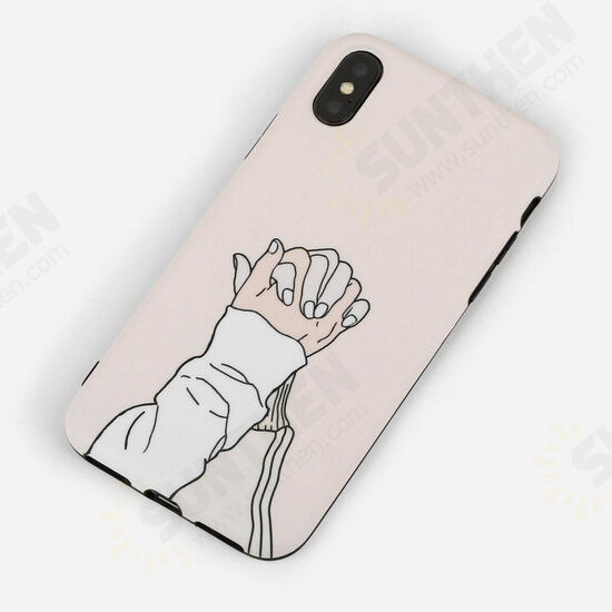 For iPhone 7 / 8 / XR / XS / XS Max / 6 Plus / 6S Plus Case Soft TPU Shockproof Couple Protective Case Back Cover For iPhone 7 / 8 / XR / XS / XS Max / 6 Plus / 6S Plus Case Soft TPU Shockproof Couple Protective Case Back Cover