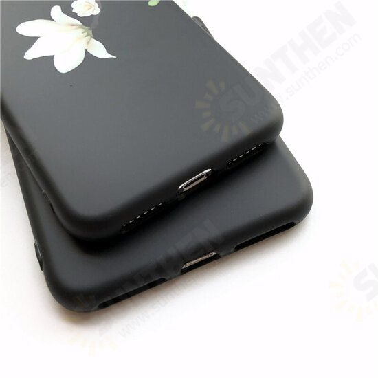 For iPhone X / XS Case Retro Flower Pattern Soft TPU Shockproof Protective Case Back Cover For iPhone X / XS Case Retro Flower Pattern Soft TPU Shockproof Protective Case Back Cover