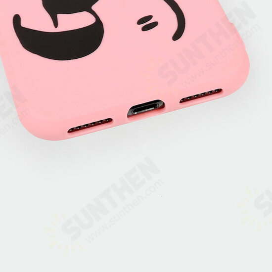 For iPhone X Case Shockproof Pink Soft TPU Protective Case Back Cover