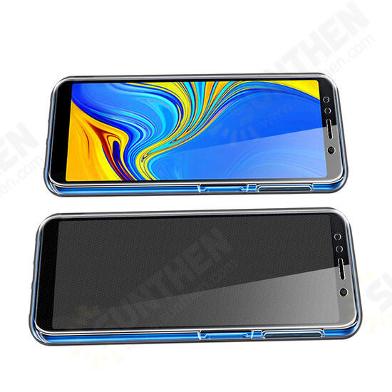 Full Body Clear Touch Screen Protective Case For Samsung Galaxy A9 2018/A7 2018/A8 2018/A8 Plus 2018/A6 2018/A6 Plus 2018